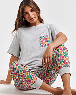 Pretty Secrets Value Cuffed Cotton Pyjama Set