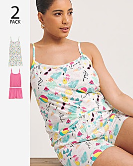 Pretty Secrets Value 2 Pack Shortie Set