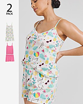 Pretty Secrets Value 2 Pack Shortie Set