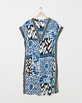 Stretch Satin Printed Nightie