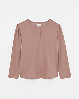 Supersoft Henley Waffle Pyjama Set