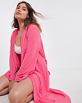 Soft Terry Towelling Hooded Dressing Gown