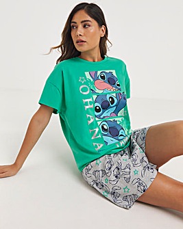 Lilo and Stitch Graphic Shortie Pyjama Set