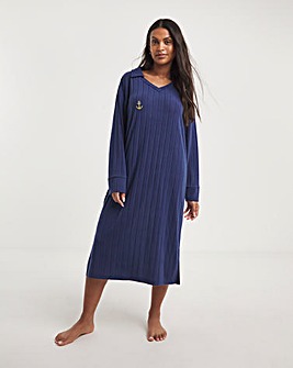 Pretty Secrets Supersoft Ribbed Nightdress