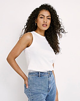 Cotton Relaxed Tank Top Vest