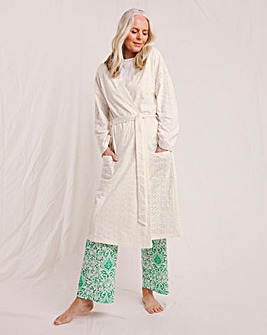 Julipa Jersey Cream Broderie Gown