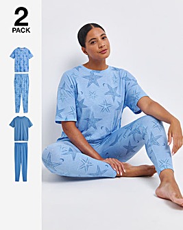 Pretty Secrets Christmas Value 2 Pack Pyjama Sets