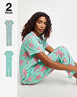 Pretty Secrets Value 2 Pack Pyjama Sets