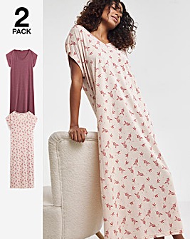 Pretty Secrets Value 2 Pack Maxi Nighties