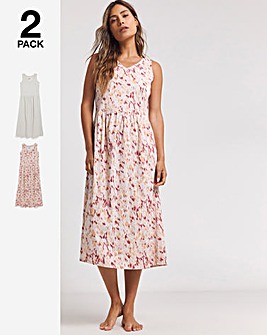 Pretty Secrets Value 2 Pack Sleeveless Nighties