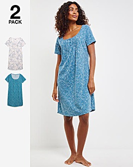 Pretty Secrets Value 2 Pack Short Sleeve Nighties