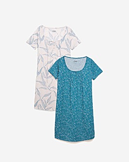 Pretty Secrets Value 2 Pack Short Sleeve Nighties