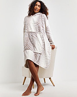 Pretty Secrets Oversized Hooded Lounge Dress