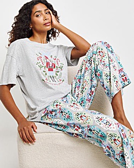 Pretty Secrets Christmas Family Pyjama - Ladies