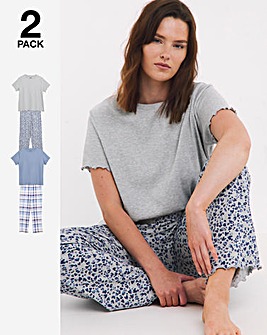 Pretty Lounge 2 Pack Pyjama Sets