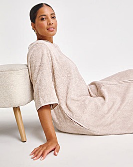 Pretty Secrets Cotton Towelling Zip Through Dressing Gown