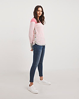 Julipa Stripe Jumper with Buttons