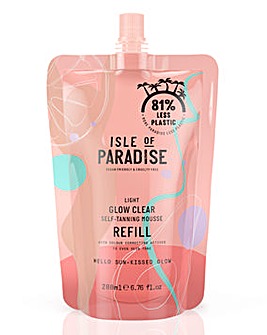 Isle of Paradise Light Glow Clear Mousse Refill Pouch 200ml