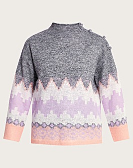 Monsoon Ami Aztec-Inspired Jumper