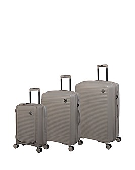 IT Luggage Spontaneous II 3pc Suitcase Set - Feather Grey