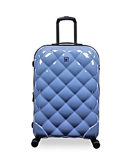 IT Luggage St Tropez Trois Elemental Blue Medium Suitcase with TSA Lock