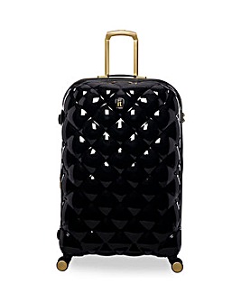 IT Luggage St Tropez Trois Black Large Suitcase with TSA Lock