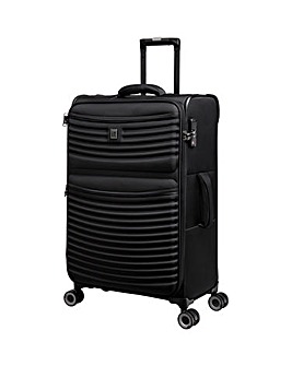 IT Luggage Precursor Black Medium Suitcase with TSA Lock