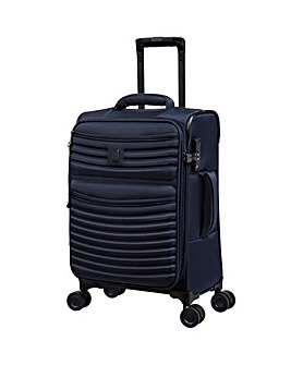 IT Luggage Precursor Dress Blues Cabin Suitcase with TSA Lock