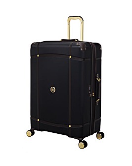 IT Luggage Superiority Black Large Suitcase with TSA Lock