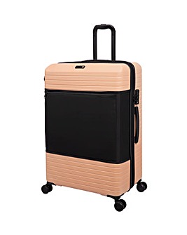 IT Luggage Attuned Toasted Almond Large Suitcase with Front Panel Pocket