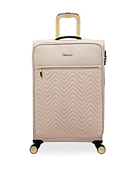 IT Luggage Bewitching Macadamia Medium Expandable Suitcase with TSA Lock