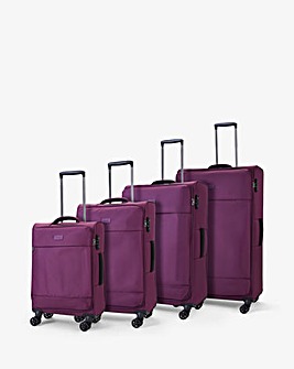 Rock Paris Suitcase Range - Purple