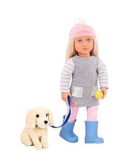 Our Generation Megan & Golden Retriever Doll