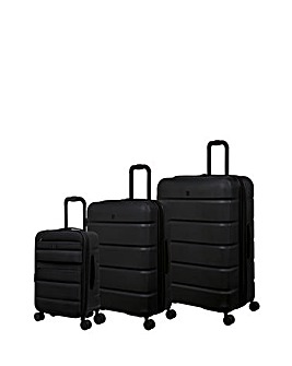 IT Luggage Evolving Black Suitcase Range