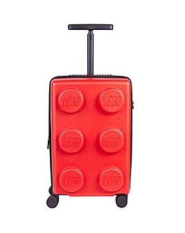 LEGO Brick Cabin Suitcase - Bright Red