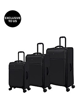 IT Luggage The Lite 3pc Suitcase Set - Black