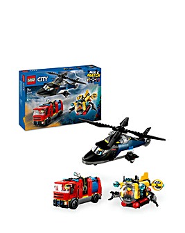 LEGO City Helicopter, Fire Engine & Submarine Remix 60462