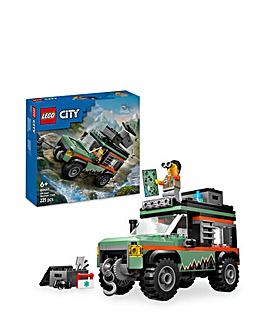 LEGO City Off-Road 4x4 Mountain Truck, Toy Vehicle Set 60447