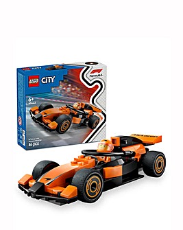 LEGO City F1 Driver with McLaren Race Car Mini Vehicle Toy 60442