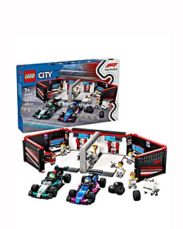 LEGO City F1 Garage & Mercedes-AMG & Alpine Cars Set 60444