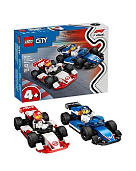 LEGO City F1 Williams Racing & Haas F1 Race Cars Set 60464