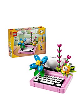 LEGO Creator 3in1 Typewriter with Flowers Toy Playset 31169