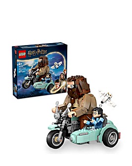 LEGO Harry Potter Hagrid & Harry's Motorcycle Ride, Magical Toy Playset 76443