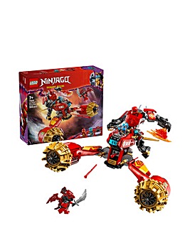 LEGO NINJAGO Kai's Mech Storm Rider Combo Ninja Toy Building Kit 71830