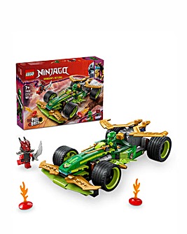 LEGO NINJAGO Lloyd's Pull-Back Race Car Toy Pretend Play Building Kit 71828