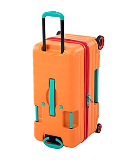 IT Luggage Trunkryder Blazing Orange Ride-On Kids Suitcase