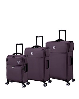 IT Luggage Simultaneous Plum Perfect Connectable Suitcase Range