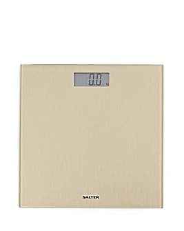 Salter Brushed Champagne Gold Metallic Bath Scale