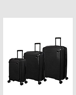 IT Luggage Spontaneous II Black Suitcase Range