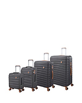 IT Luggage Fusional Charcoal Hardshell & Softshell Suitcase Range